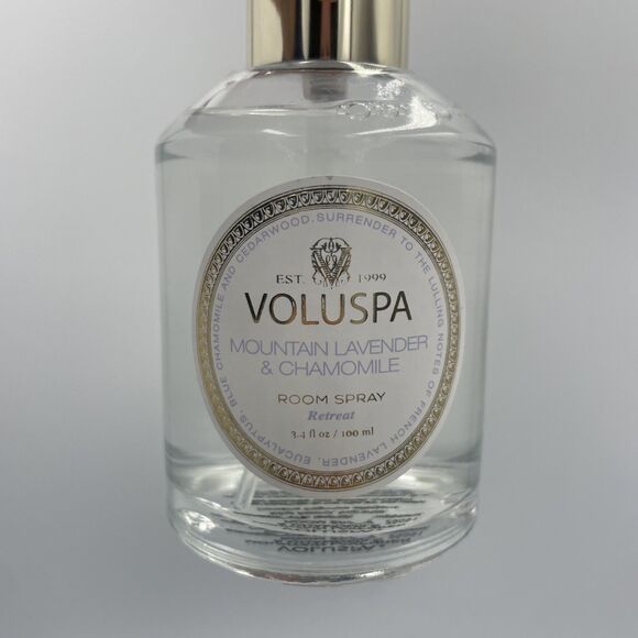 Voluspa Room Spray Mountain Lavender Chamomile 3.4fl.oz./100ml New RARE - Picture 3 of 4